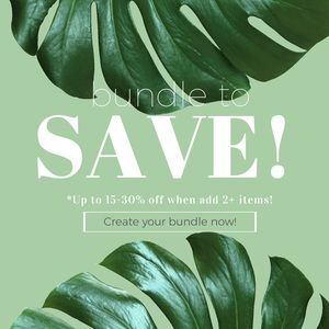 Bundles are Encouraged!